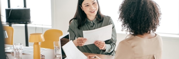 Business leaders discussing employee documentation and consistent policy enforcement